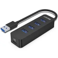 UNITEK HUB USB-A 4 ports USB-A 3.1. ACTIF. 10 W. H1117A