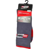 AWTOOLS chaussettes longues taille 39-42, Multicolore, (39 - 42)