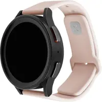 FIXED Bracelet en silicone 22mm pour Smartwatch sport, rose (22 mm, Silicone), Sangles de montre, Rose