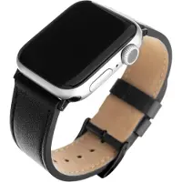 FIXED Apple Watch Leather Strap 42/44/45/46/49 Mm Noir