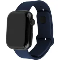 FIXED Bracelet silicone pour Apple Watch 38/40/41 mm, bleu
