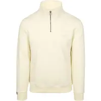 Superdry pour homme. M2013750A Sweat Essential Logo Henley blanc cassé (XXL), Casuel, Coton
