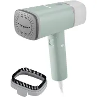HEISSNER Appareil à repasser vertical Venus HGS-1500GR, 1300-1500W, semelle en céramique, 140 ml, vert