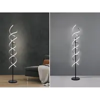 TRIO Lampadaire design Sequence métal brossé