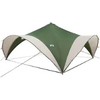 Syfax Tente de fête verte, dimensions 400 x 400 x 322 cm, en polyester et acier
