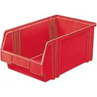 LA-KA-PE LA KA PE Bac à bec taille 2 rouge longueur 350 / 300 x largeur 200 x hauteur 150mm en polystyrène empilable - LK2