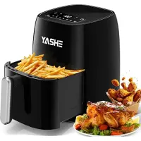 YASHE Friteuse à air LQ-4201B, 4,2 L, 1500 W, 6 programmes