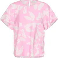Kaffe Chemisier 'KAmarlo' rose / blanc