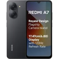 Xiaomi Redmi A7 (6.88" - 64 Go, 3 Go RAM) Noir (64 Go, Noir, 6.88"), Téléphone portable, Noir