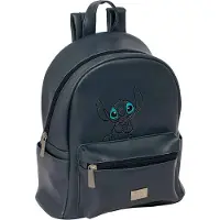 Safta Stitch Gray 9l 24x28x12 Cm Mini Backpack Noir Enfants