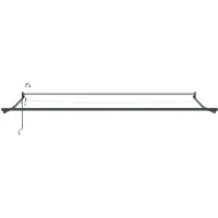 vidaXL Store électrique rétractable, anthracite, 4 x 2 m