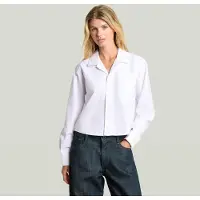 G-Star Chemise Resort Boxy Relaxed - Blanc - Femmes