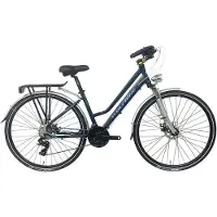Wolfbike Trekking Lady 700c S700 Ty300 Bike Argenté 16