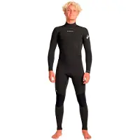 Quiksilver Prologue 4/3 Mm Long Sleeve Back Zip Neoprene Suit Noir S Homme
