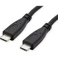 Roline 11.02.9057 Câble USB 3.2 Gen 2 (3.1 Gen 2) 1 m USB C Noir