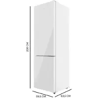 Cecotec 02420 - Bolero CoolMarket Combi 356 White Cristal D