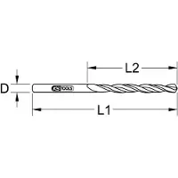 Ks Tools Foret hélicoïdal BERYLLIUMplus Ø 18 mm