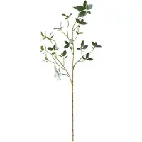 Gistuch Simulation feuille de Ficus à longues branches - feuille de cresson feuille de Milano - tissu de soie, plastique - 73cm