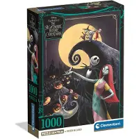 Clementoni Puzzle 1000 Compact L'Étrange Noël de Monsieur Jack 37060