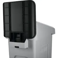 Rubbermaid Slim Jim station de recyclage, panneau d'affichage, noir