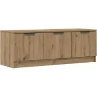 vidaXL Armoire TV Artisan-Chêne 102x35x36,5 cm Bois composite