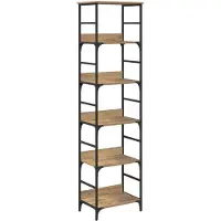 vidaXL Étagère Chêne Artisanal 50 X 33 X 188,5 Cm Bois D'ingénierie