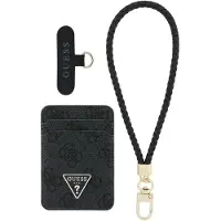 CG Mobile Ensemble Portefeuille + Dragonne Guess Triangle Magsafe Noir
