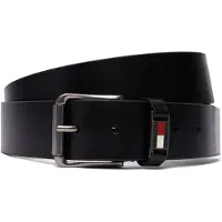Tommy Hilfiger Ceinture 'Scanton Roller Buckle' noir