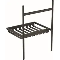 Ideal standard Console métallique CONCA sur pied 600x500mm soie noire 600 x 500 mm soie noire