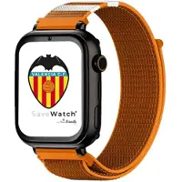Savefamily Savewatch Plus Valencia Cf Smartwatch Orange,Noir Enfants