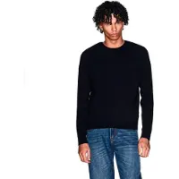 Armani Exchange pour homme. XM002825AF10348UC001 Pull Elegant Premium noir (XS), Laine, Classique, Manche longue