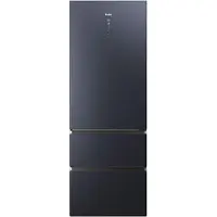 Haier HTW7720ENMB French Door WIFI -CONNECTED Réfrigérateur-congélateur 3 portes - Obsidian Black Inox