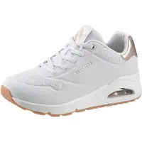 SKECHERS Baskets basses blanc cassé