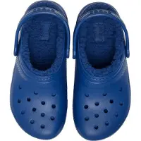 Crocs Sabots enfant Classic Lined Clog K garcons - Bleu - 30 / 31