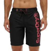 Superdry Boardshorts rouge / noir