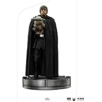 Iron Studios Figurka Star Wars: Mandalorian - Luke Skywalker i Grogu 1/10 21 cm