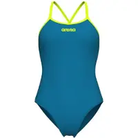 Arena Maillot de bain 'TIE BACK SOLID' vert / vert fluo