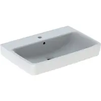 Geberit lavabo Renova Plan avec trou pour robinetterie, avec cuvette 700x480mm blanc
