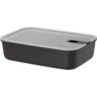 Mepal Easyclip Aufbewahrungsbehälter 2250ml Nordic Black, Boîte de conservation, Noir