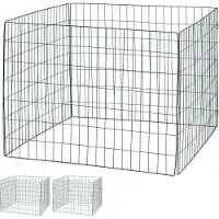 Northix Grille à compost en métal, lot de 3