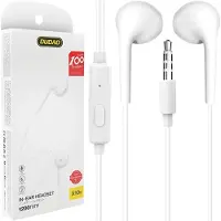 Dudao Sluchawki douszne sluchawki mini jack X10S Headphones Wired In-ear Calls/Music/Sport/Everyday White