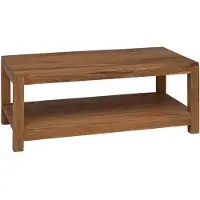 vidaXL Table basse Nature 100 x 50 x 40 cm en bois massif de teck
