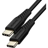 Swissten , USB-C / USB-C 100W Câble de synchronisation à charge ultra-rapide 1.5m, noir