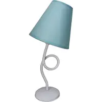 Näve lampe de table - textile/métal - abat-jour couleur : turquoise ; 3116199
