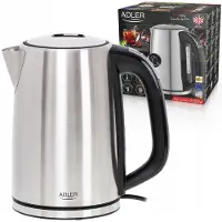 Adler Ad 1340 1.7l 2200w Kettle Argenté One Size / EU Plug 220V