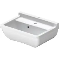 Duravit Lave-mains STARCK 3 m ÜL HLB 450x320mm 1 trou de robinet blanc (320 mm, 450 mm)