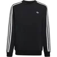 Adidas Originals Sweat '3-STRIPES LOOSE CREW' noir / blanc