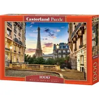 Castorland Puzzle 1000 pièces Promenade à Paris au coucher du soleil 104925