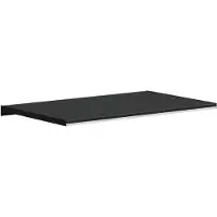 vidaXL Appui de fenêtre noir avec grain de bois 80 x 50 x 4,5 cm PVC