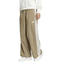 Adidas Iconic Woven Wide Leg Track Pants Femme - Pantalons, Beige - Taille XS (30-32) - Nylon